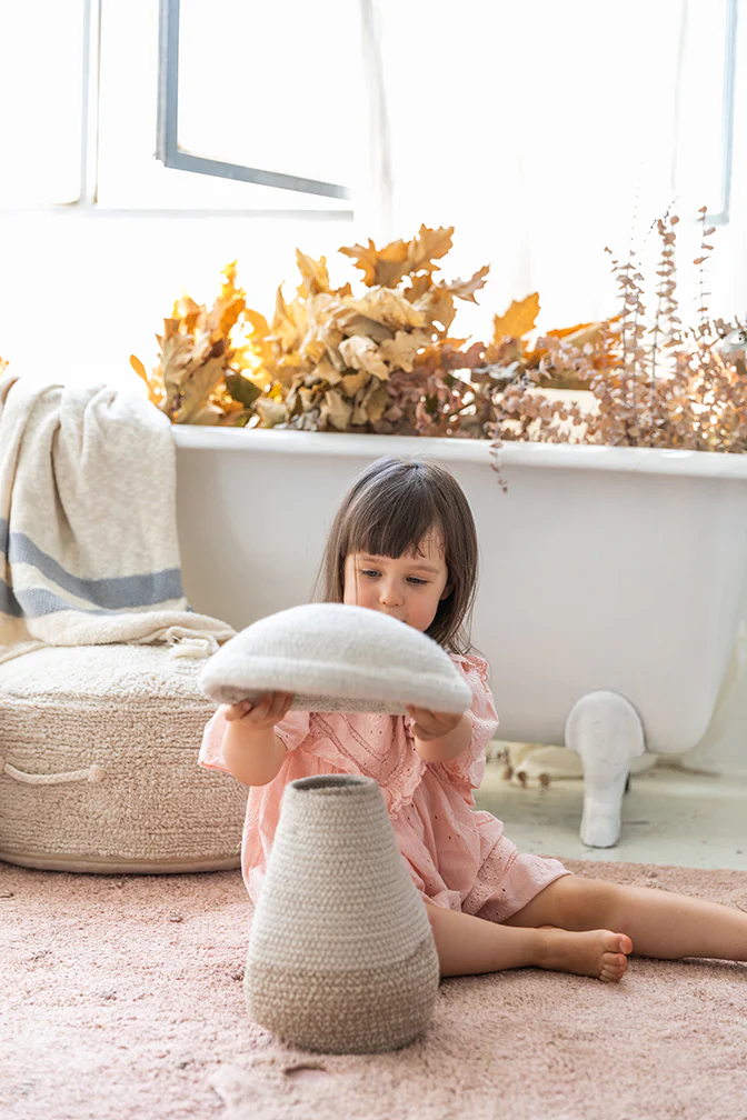 Lorena Canals Basket - Baby Mushroom Natural - Image 3