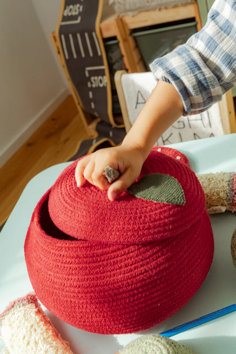 Lorena Canals Basket - Red Apple - Image 5