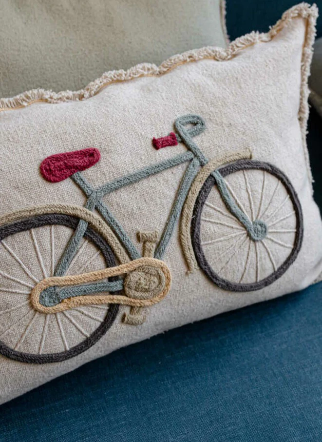 Lorena Canals Eco City Cushion - Bike - Image 3