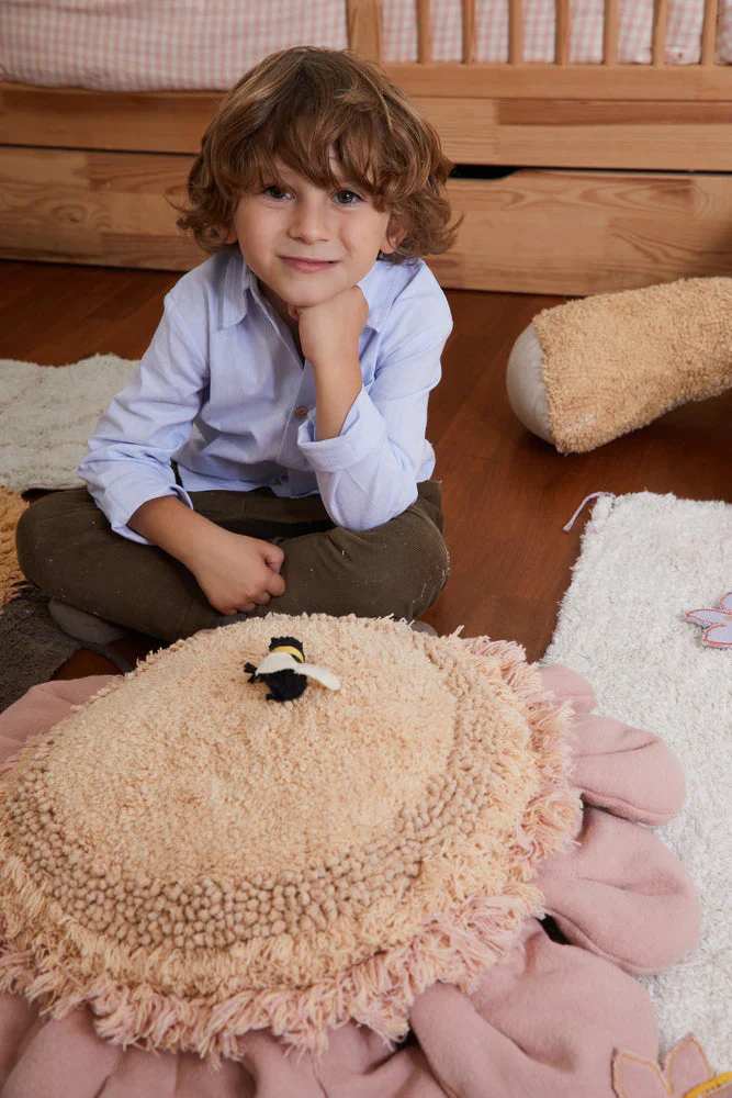Lorena Canals Floor Cushion - Pink Daisy - Image 3