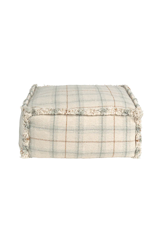 Lorena Canals Handloom Pouffe - Blue Sage - Image 4