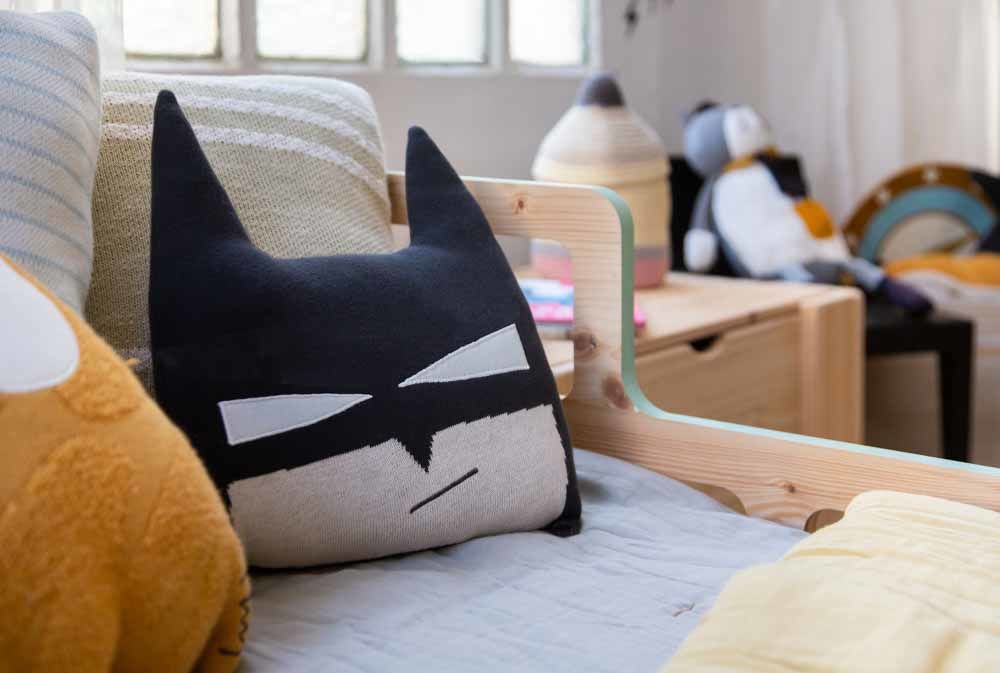 Lorena Canals Knitted Batboy Cushion - Image 3
