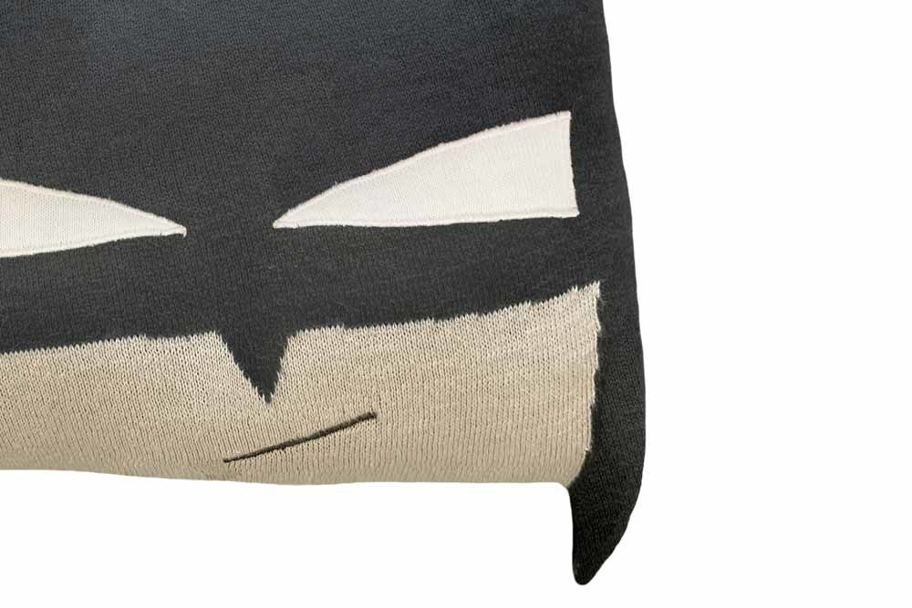 Lorena Canals Knitted Batboy Cushion - Image 6