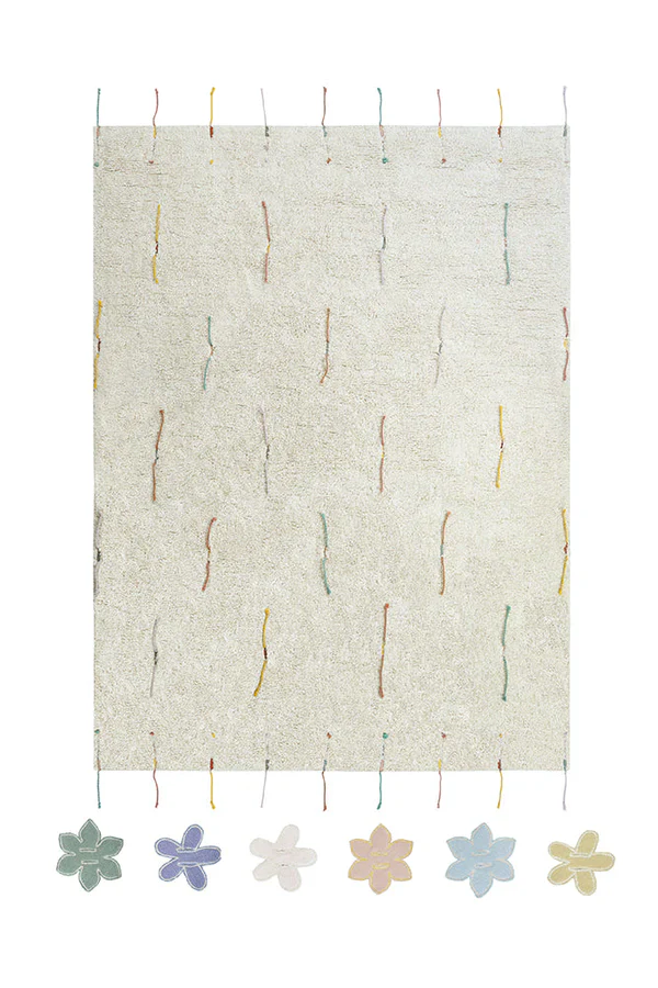 Lorena Canals Machine Washable Play Rug - Wildflowers - Image 7