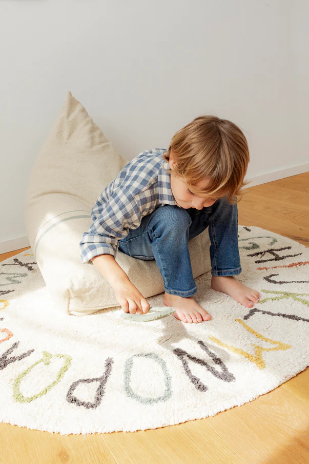 Lorena Canals Machine Washable Rug - ABC Colour & Letters - Image 2