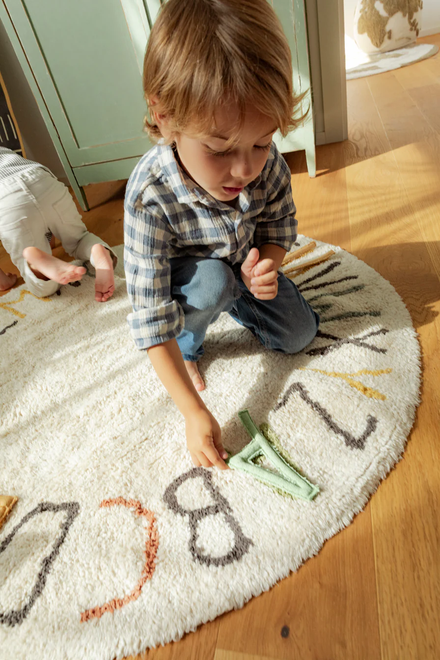 Lorena Canals Machine Washable Rug - ABC Colour & Letters - Image 4