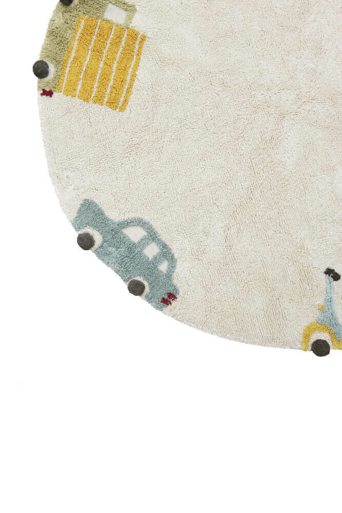 Lorena Canals Machine Washable Rug - Eco City Wheels - Image 6