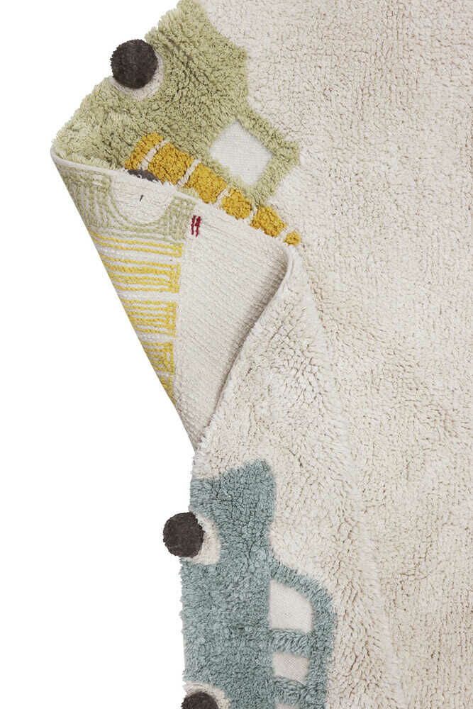 Lorena Canals Machine Washable Rug - Eco City Wheels - Image 8
