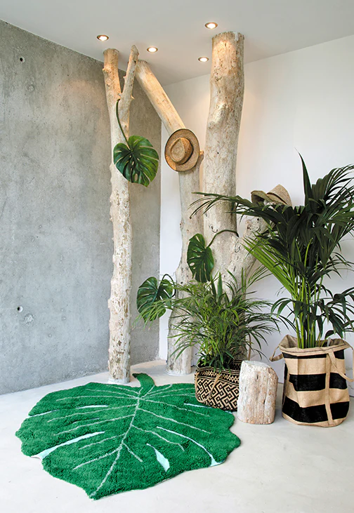 Lorena Canals Machine Washable Rug - Monstera Leaf - Image 3