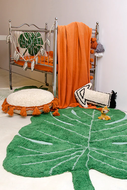 Lorena Canals Machine Washable Rug - Monstera Leaf - Image 4