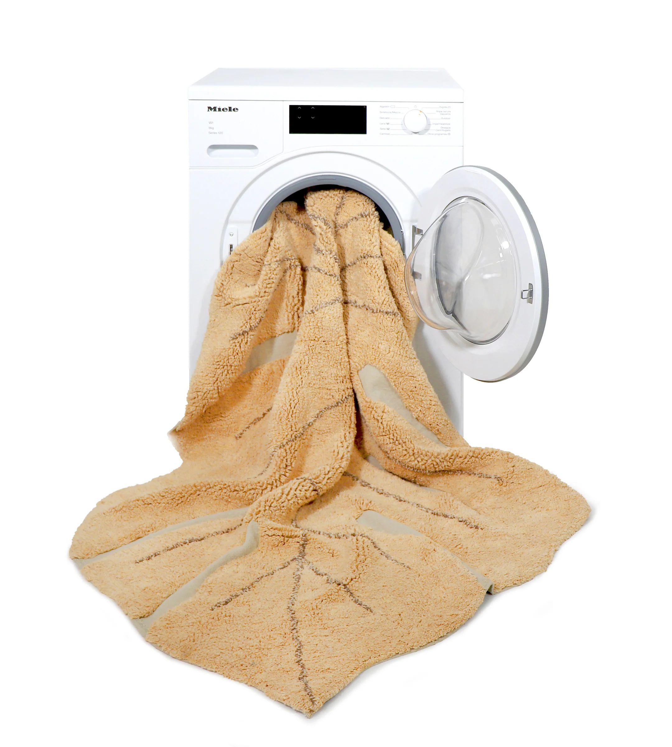 Lorena Canals Machine Washable Rug - Monstera Leaf Honey - Image 3