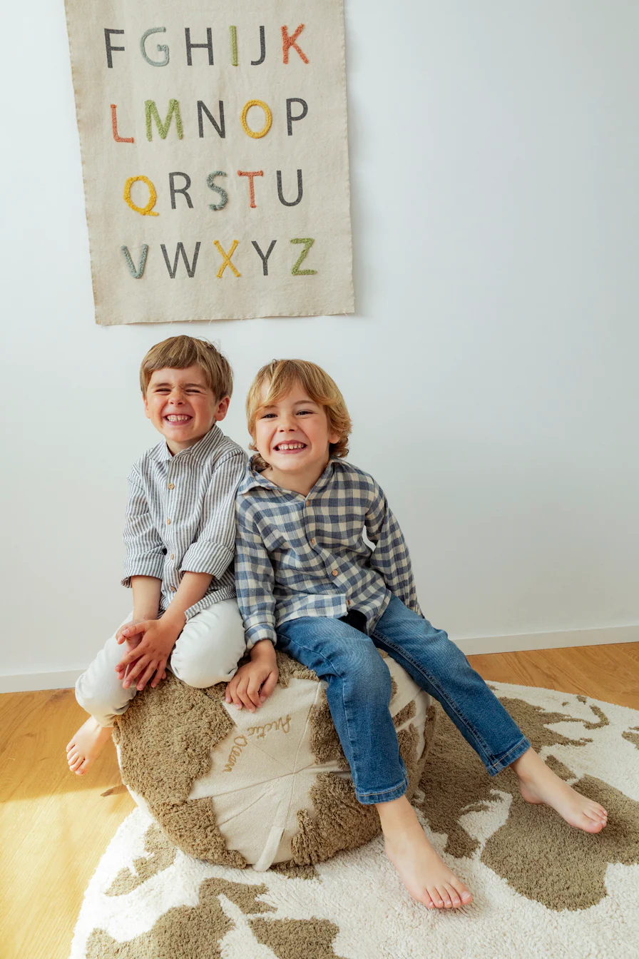 Lorena Canals Rugcycled Machine Washable Rug - World Map - Image 3