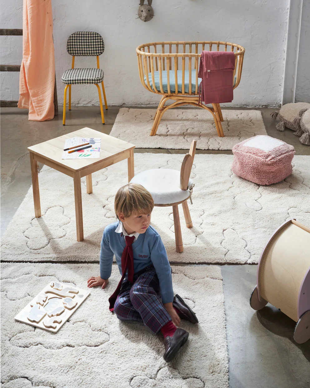 Lorena Canals RugCycled Washable Clouds Rug - Natural - Image 2