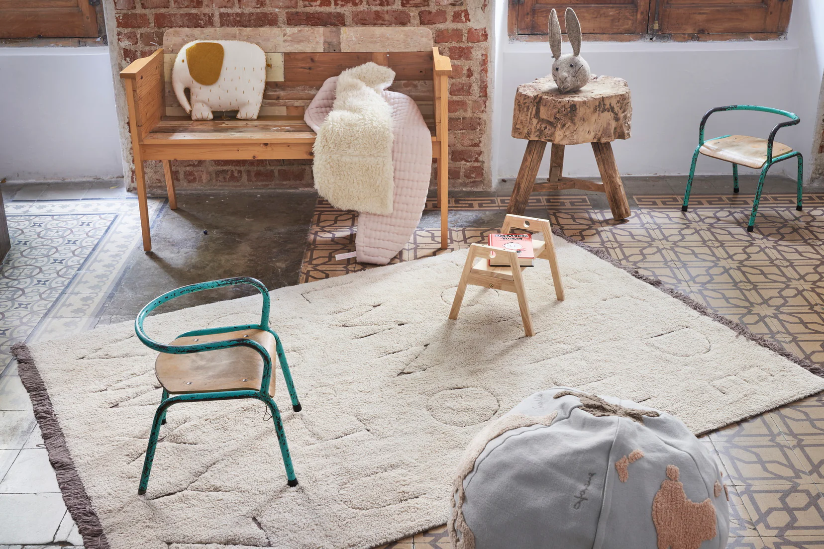 Lorena Canals RugCycled Washable Rug ABC - Natural - Image 4