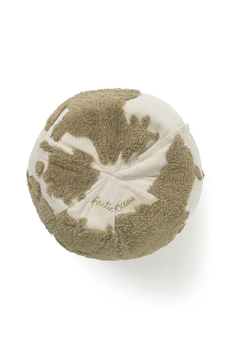 Lorena Canals Rugcyled Pouffe - World Map - Image 10