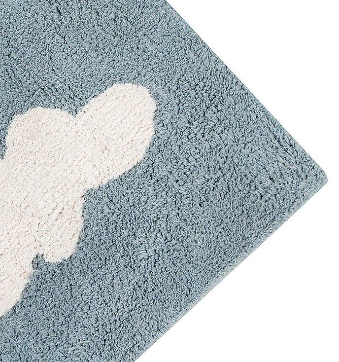 Lorena Canals Machine Washable Rug - Clouds Vintage Blue - Image 3