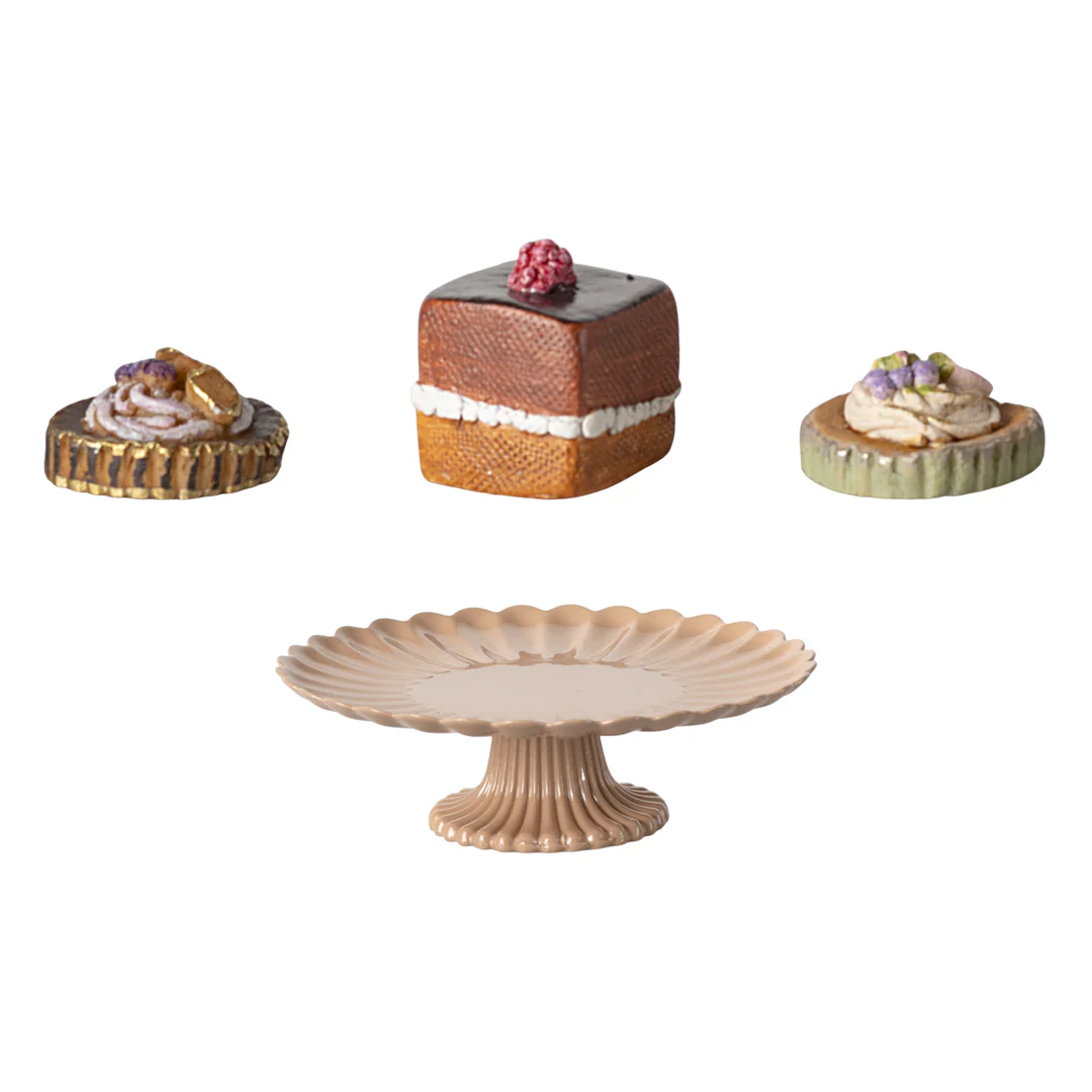 Maileg Cake and Cake Stand Mini - Image 2