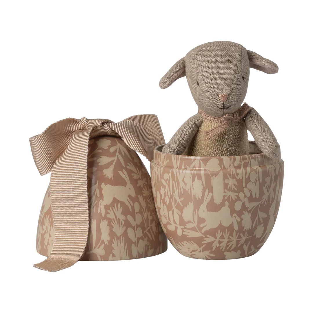 Maileg Easter Egg With Micro Small Lamb - Powder