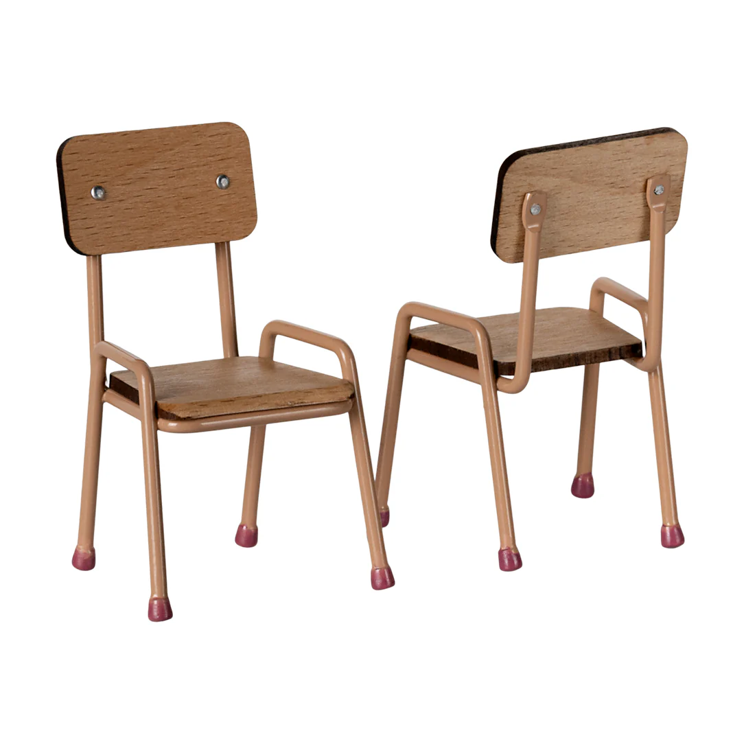 Maileg Mouse Table & Chair Set -Powder Pink - Image 3