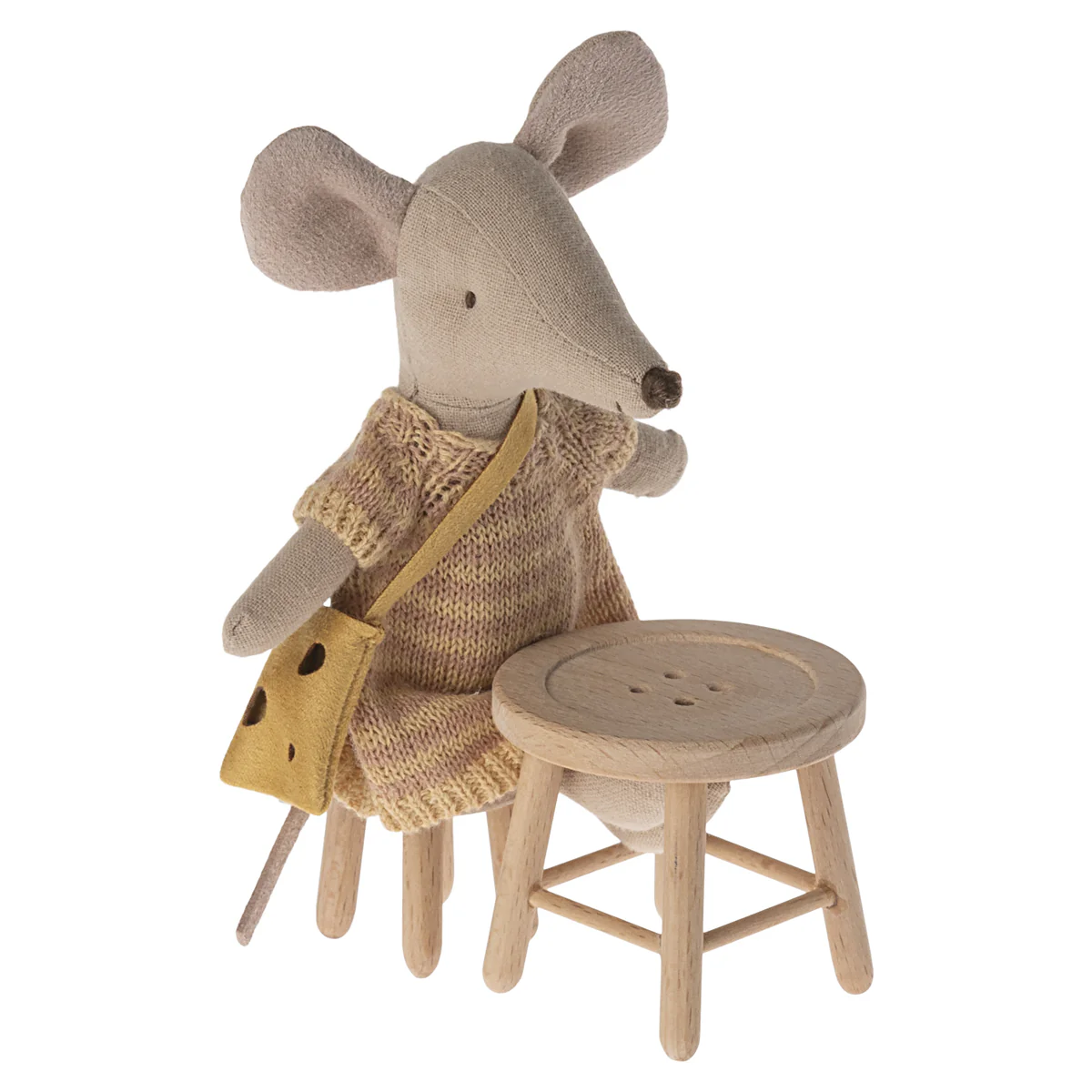 Maileg Mouse Table & stool Set - Image 3