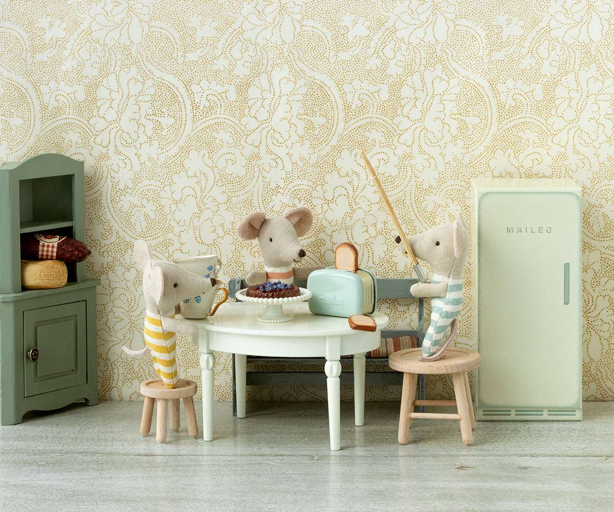 Maileg Mouse Table & stool Set - Image 5