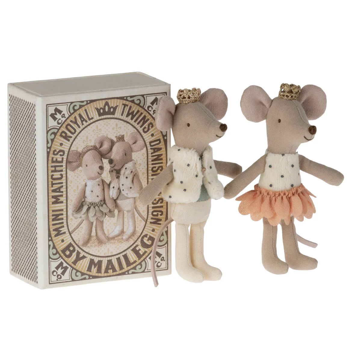 NEW Maileg Royal Twin Mice In A Matchbox - Image 4