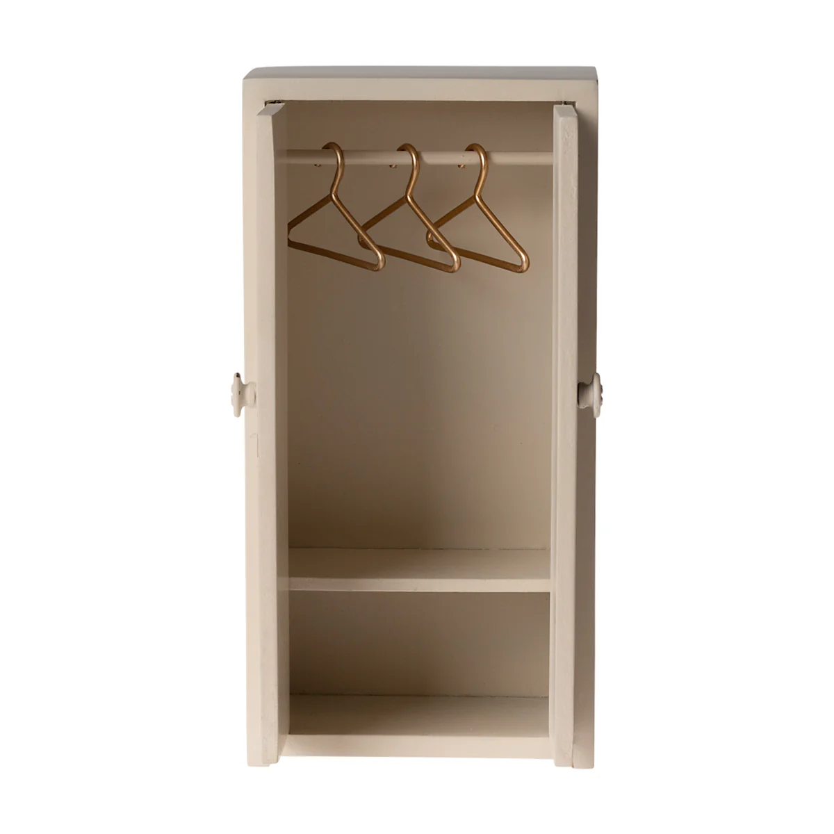 Maileg Wooden Mouse Closet - Cream - Image 3