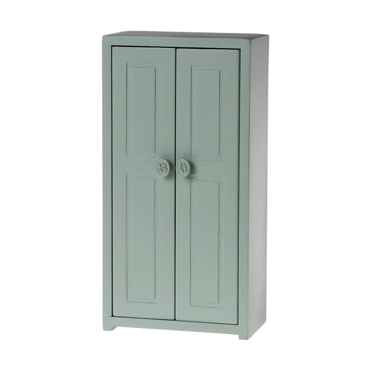 Maileg Wooden Mouse Closet - Soft Blue - Image 2