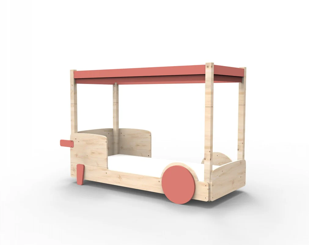 Mathy By Bols Discovery Canopy Childs Single Bed - Colour Lacquer (20+ Colours) - Image 5