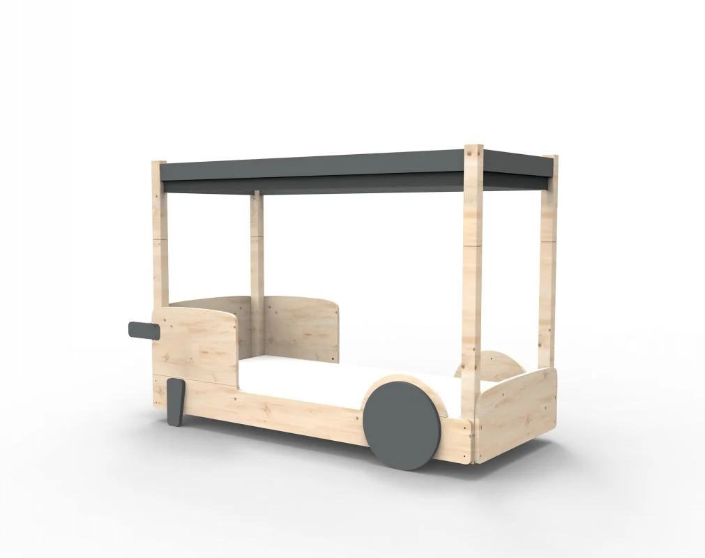 Mathy By Bols Discovery Canopy Childs Single Bed - Colour Lacquer (20+ Colours) - Image 6