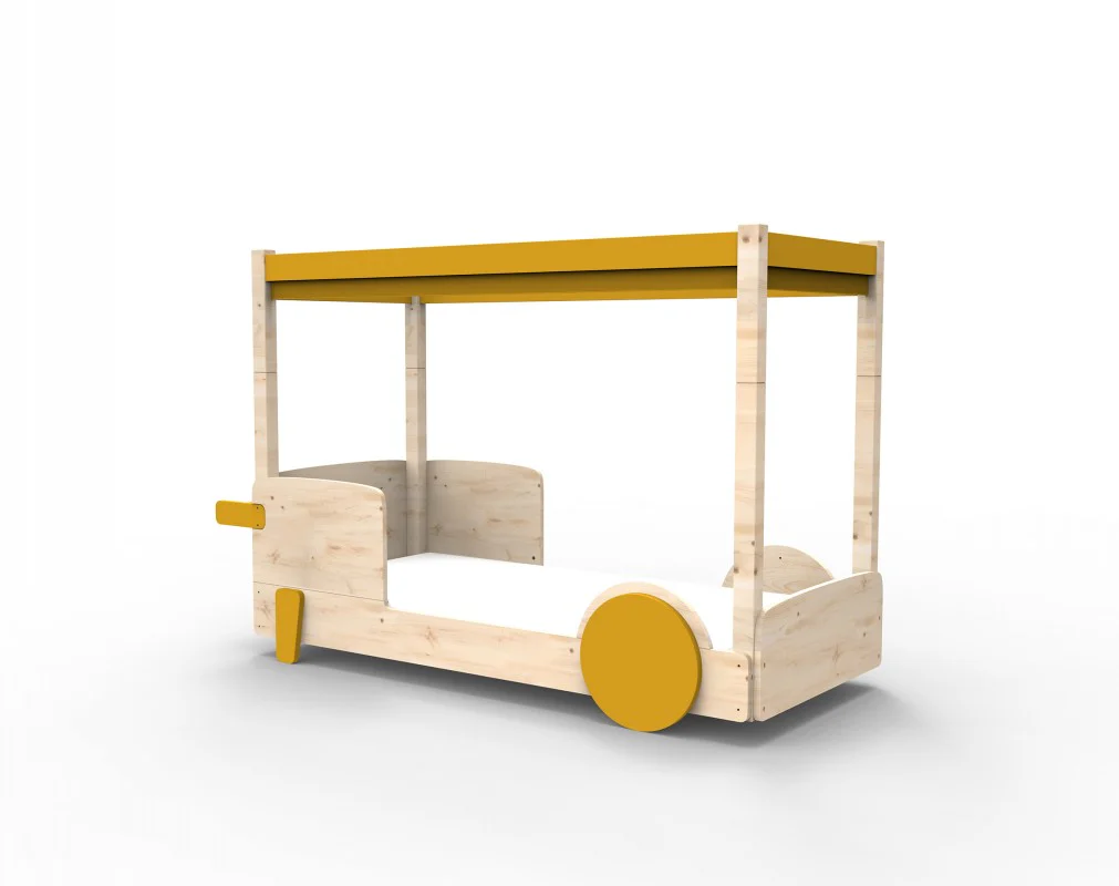 Mathy By Bols Discovery Canopy Childs Single Bed - Colour Lacquer (20+ Colours) - Image 8