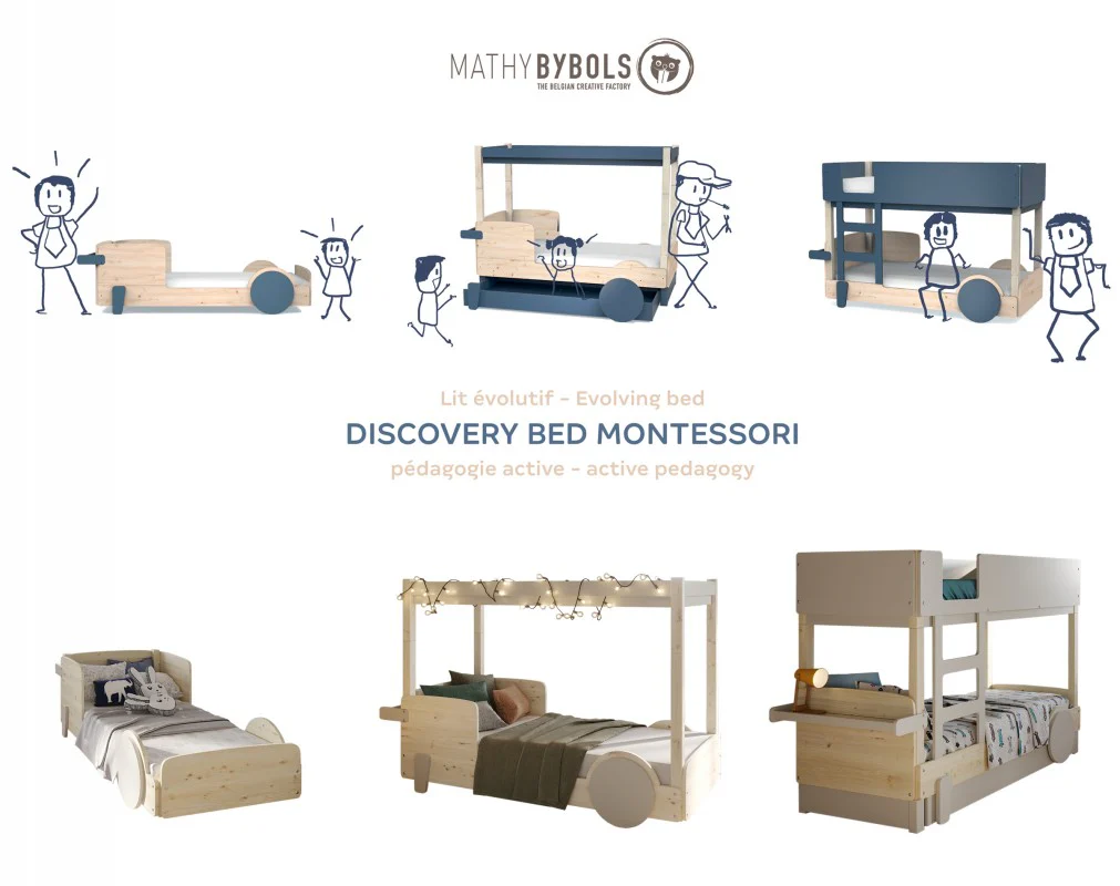Mathy By Bols Discovery Canopy Childs Single Bed - Colour Lacquer (20+ Colours) - Image 9