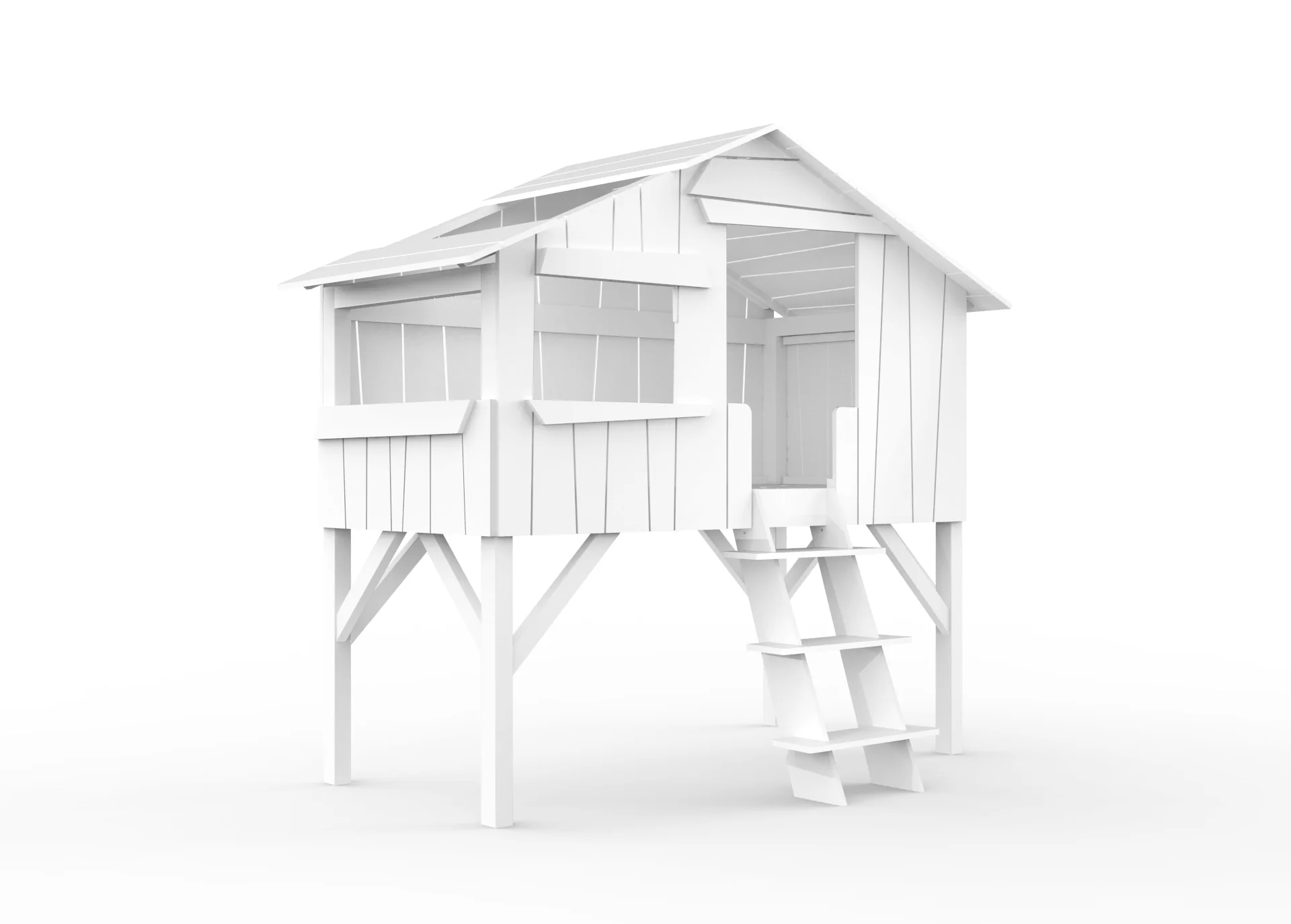 Mathy By Bols Treehouse Childs Single Bed - Colour Lacquer (20+ Colours) - Image 3