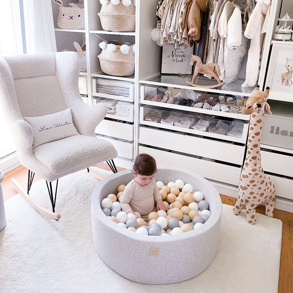 Meowbaby Light Grey Ball Pit - Various Ball Colours - Image 4