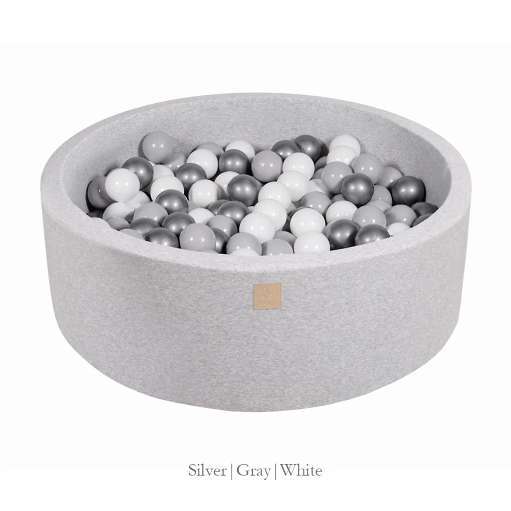 Meowbaby Light Grey Ball Pit - Various Ball Colours - Image 5
