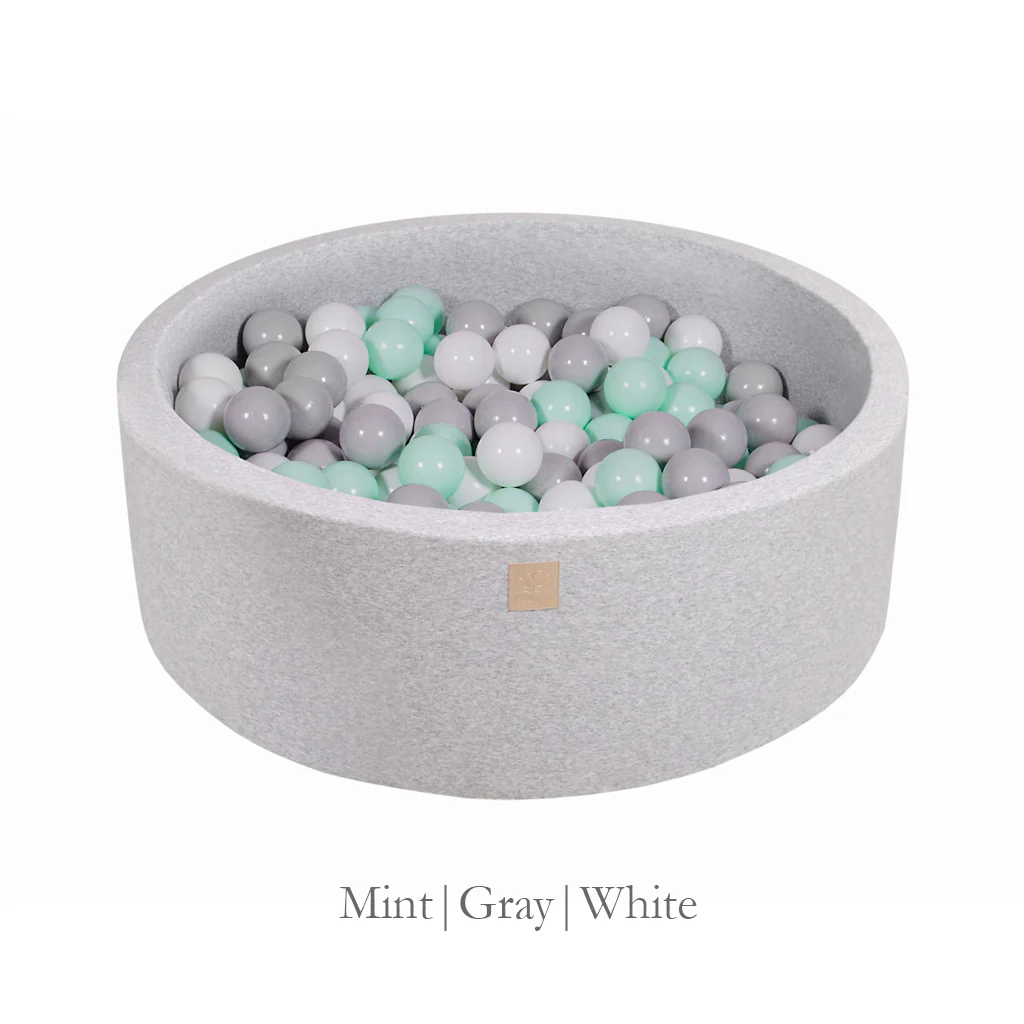 Meowbaby Light Grey Ball Pit - Various Ball Colours - Image 8