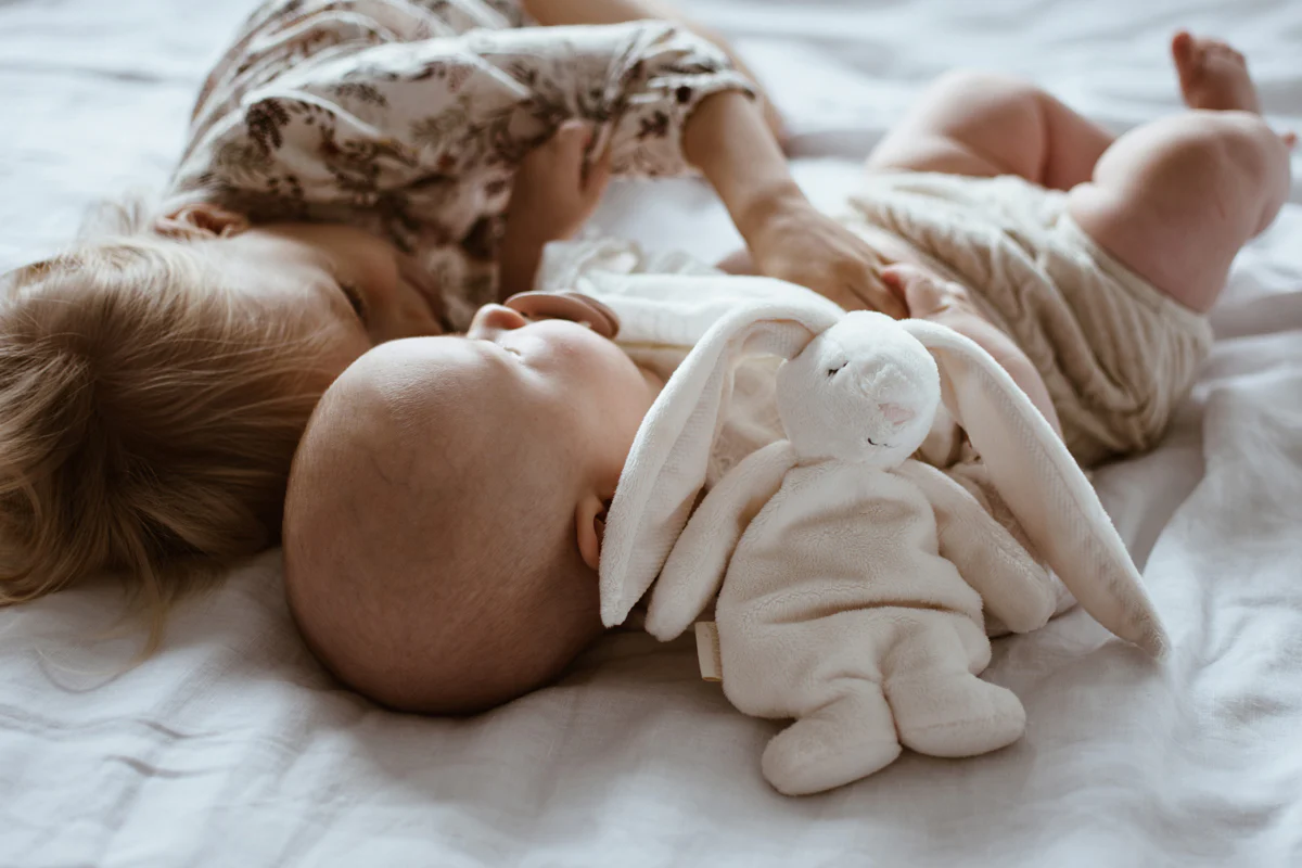 Personalised Moonie Sensory Cuddle Bunny - Cream - Image 3