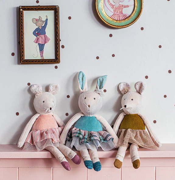 Moulin Roty Pink Mouse - La Petite Ecole de Dance - Image 4