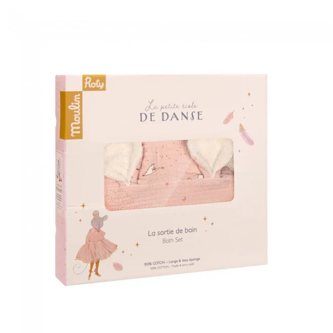 Moulin Roty La Petite Ecole De Dance Baby Towel Set - Image 5