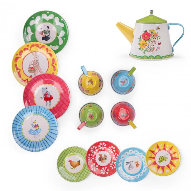 Moulin Roty Le Grande Famille Tea Set - Image 3
