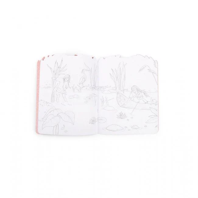 Moulin Roty Les Rosalies Colouring Book + 230 Stickers - Image 4