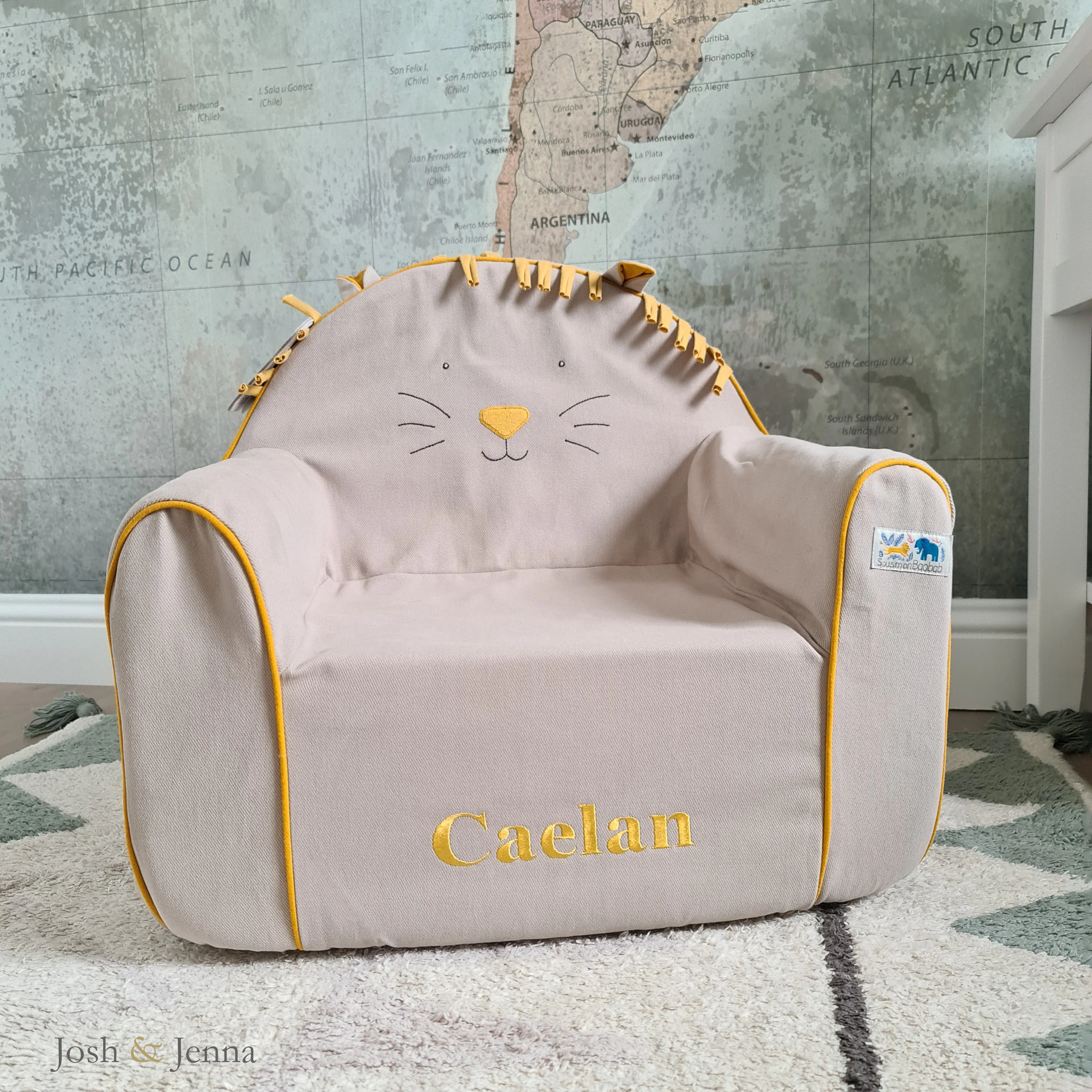 Moulin Roty Personalised Lion Sofa - Image 4