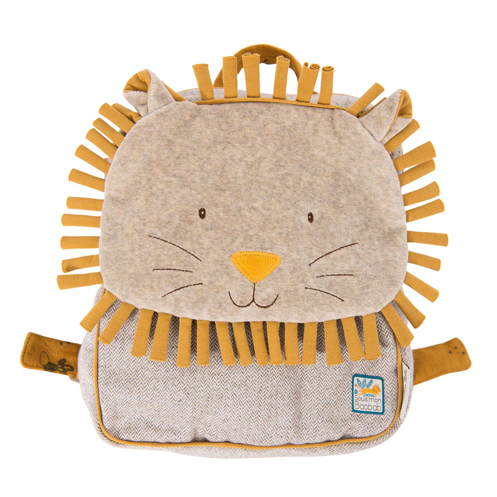 Moulin Roty Personalised Lion Backpack - Image 3