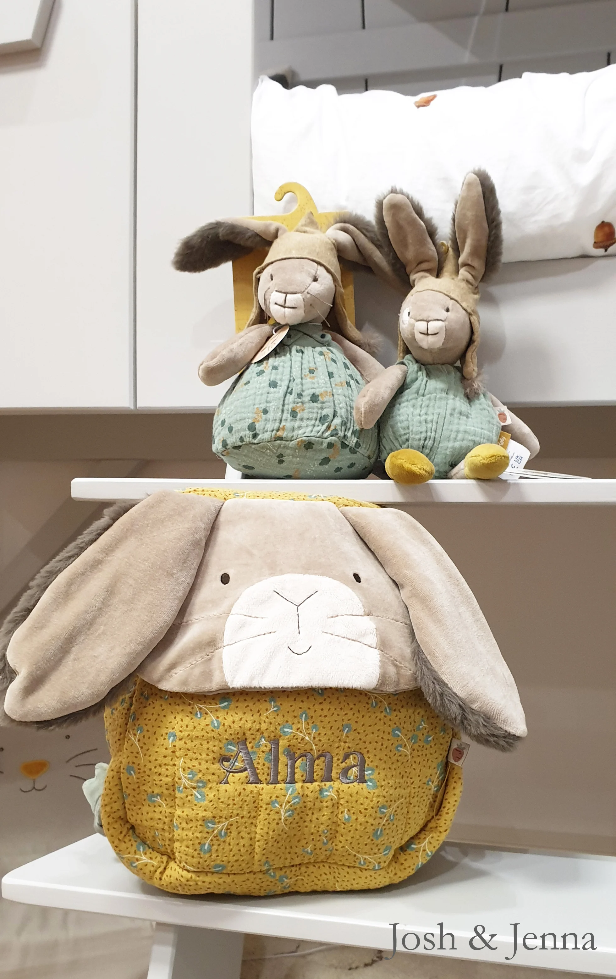 Moulin Roty Personalised Rabbit Backpack - Image 4