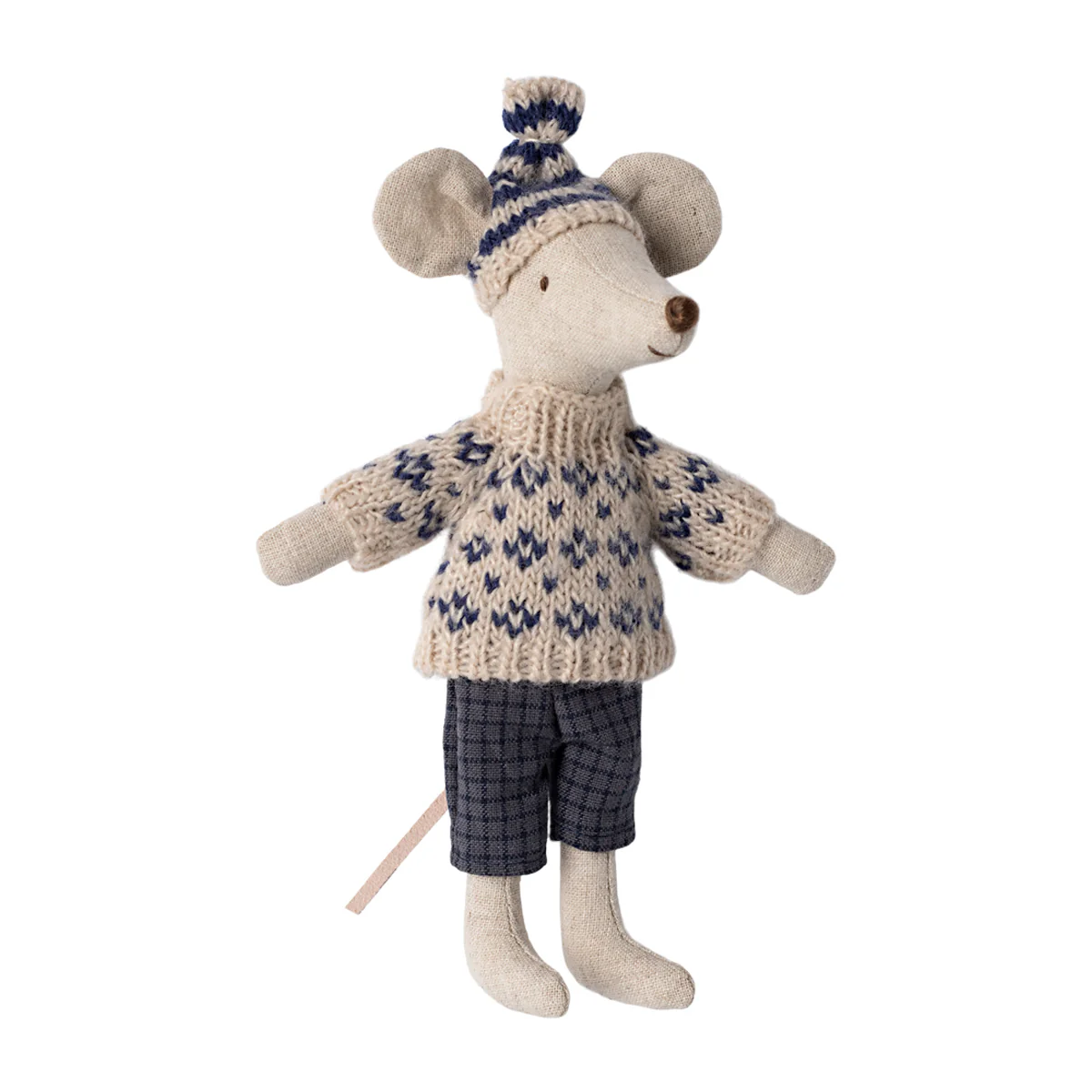 Maileg Winter Mouse With Ski Set - Dad - Image 2