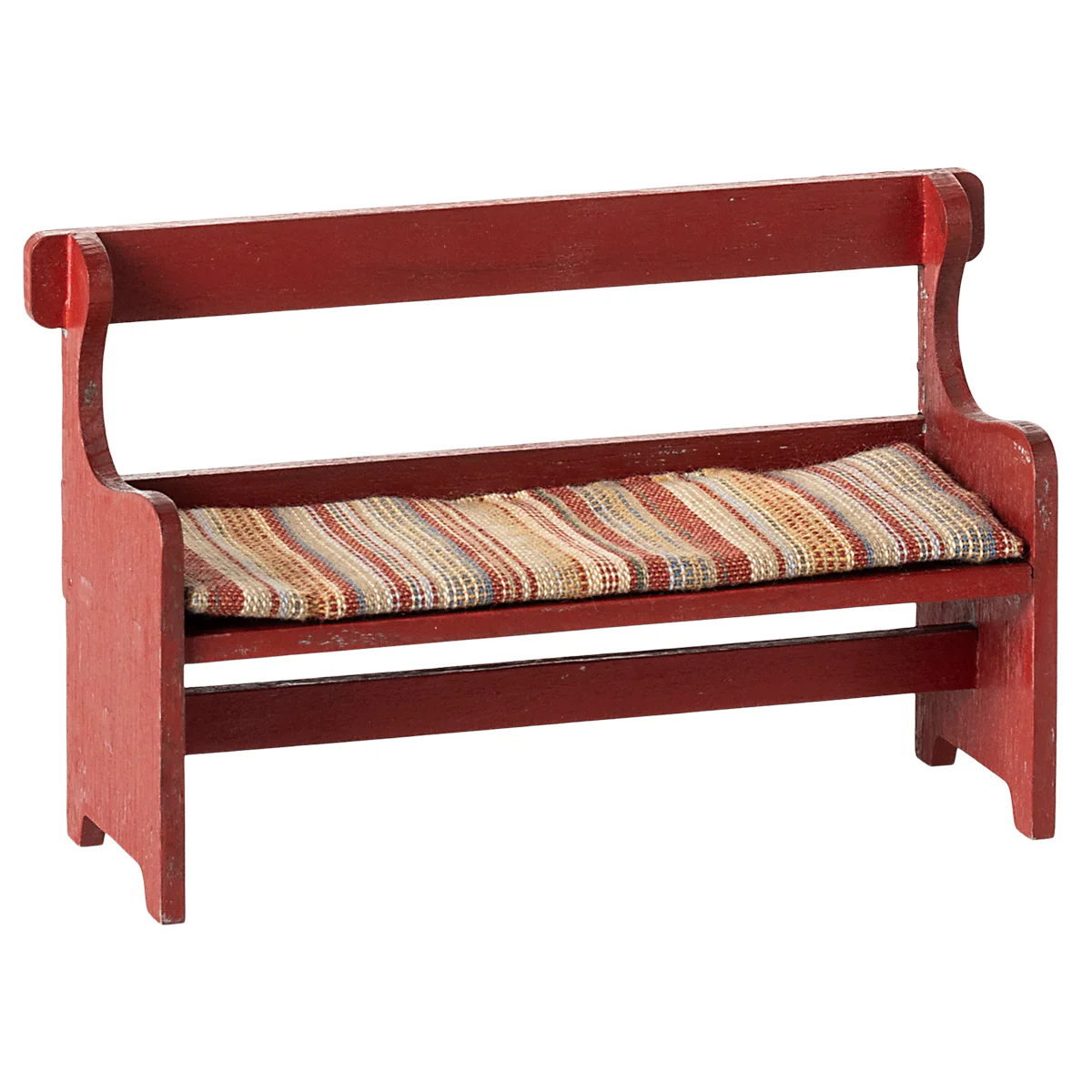 New Maileg Mouse Bench- Red - Image 3