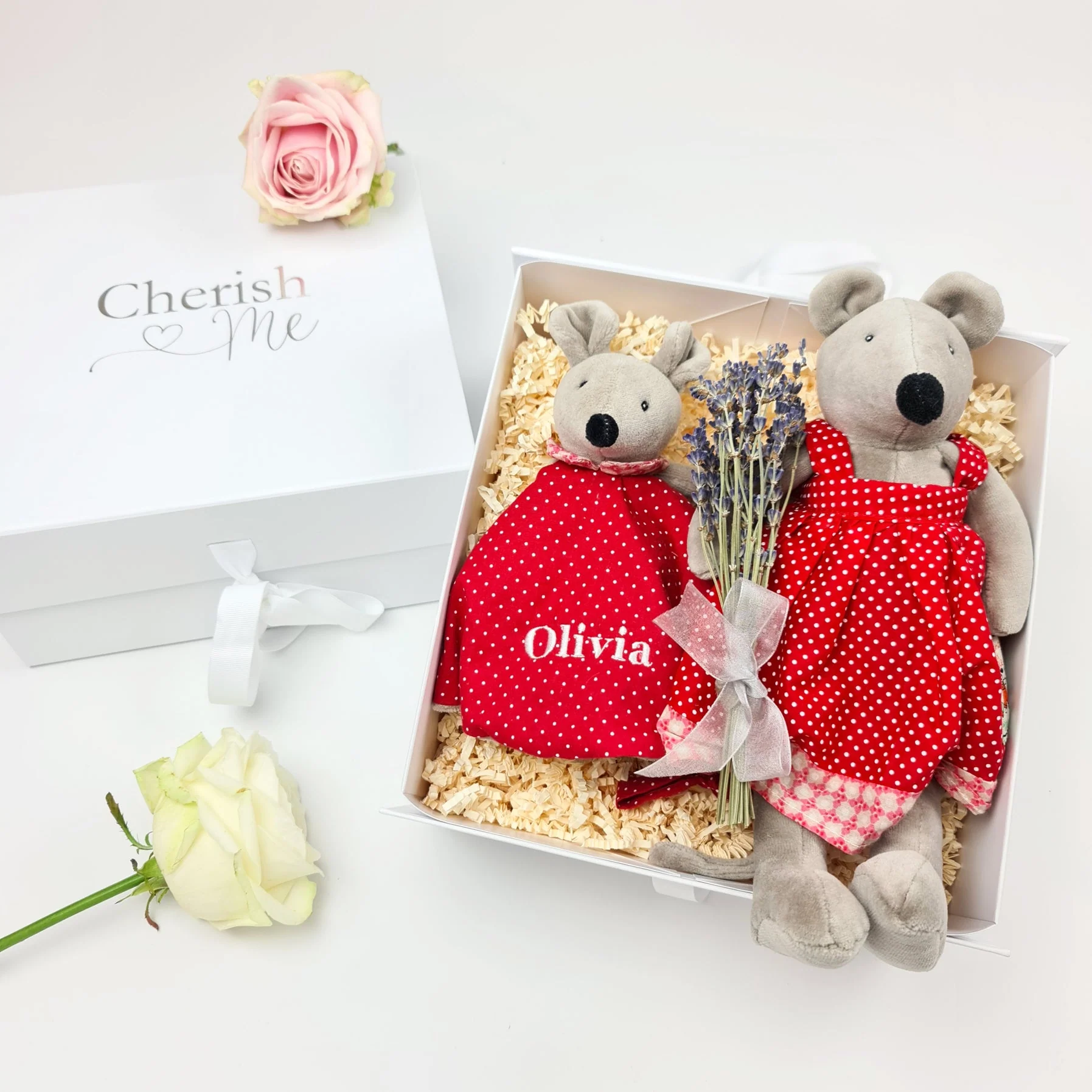 Nini Mouse Duo Personalised Baby Gift Box - Image 2