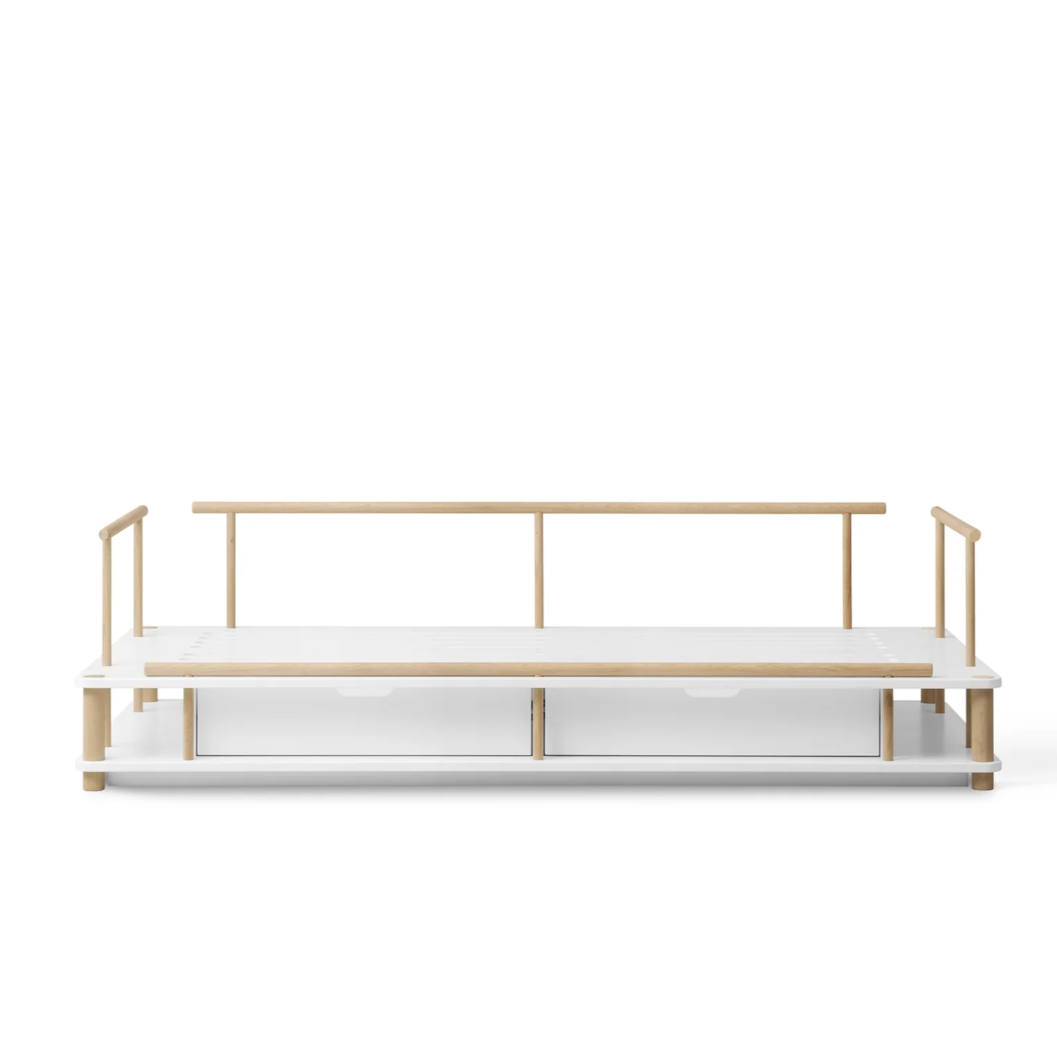 Oliver Furniture Camp Day Bed - White/Oak