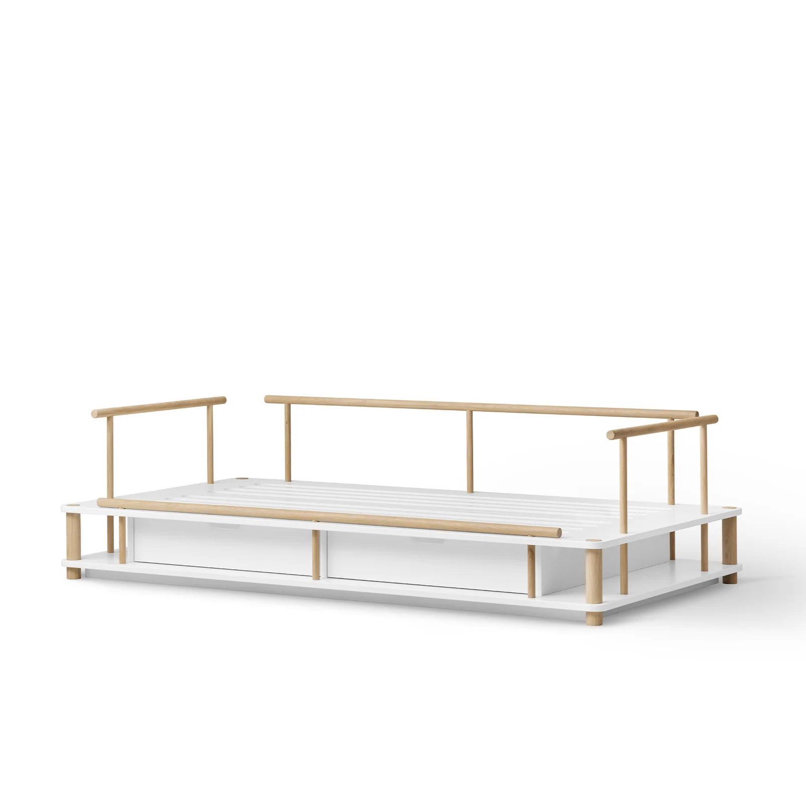 Oliver Furniture Camp Day Bed - White/Oak - Image 3