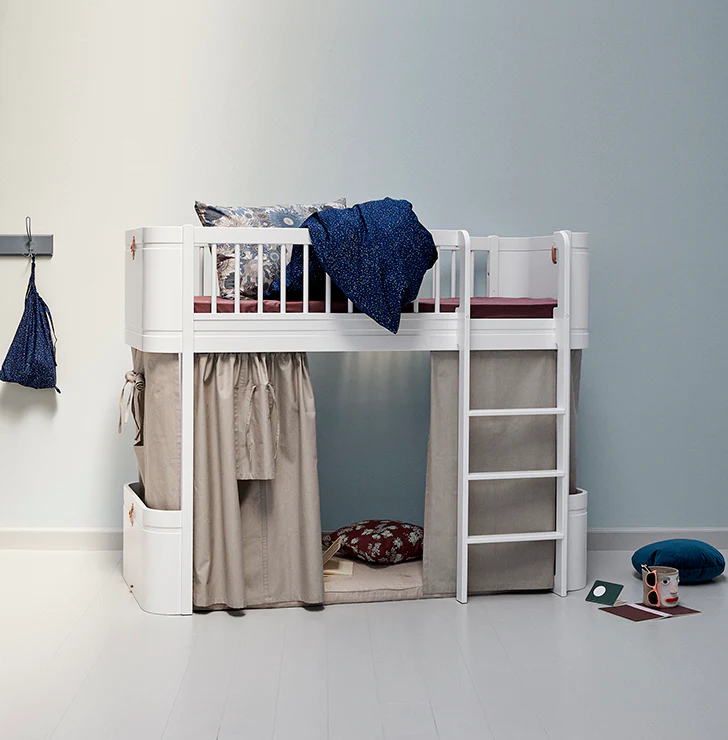 Oliver Furniture Mini+ Low Loft Bed - White - Image 3